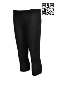 TF040 製作七分運動褲  設計超薄運動  黑色花紗  訂購緊身運動褲 運動褲制服店 運動褲香港